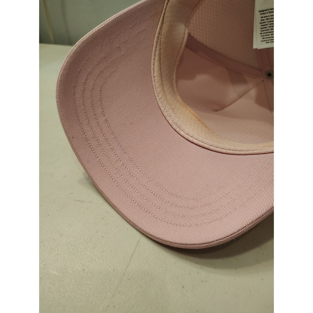 Lululemon Trucker Hat Logo Pink Unisex Cap L/XL Snapback Adjustable Mesh Back - Picture 9 of 9